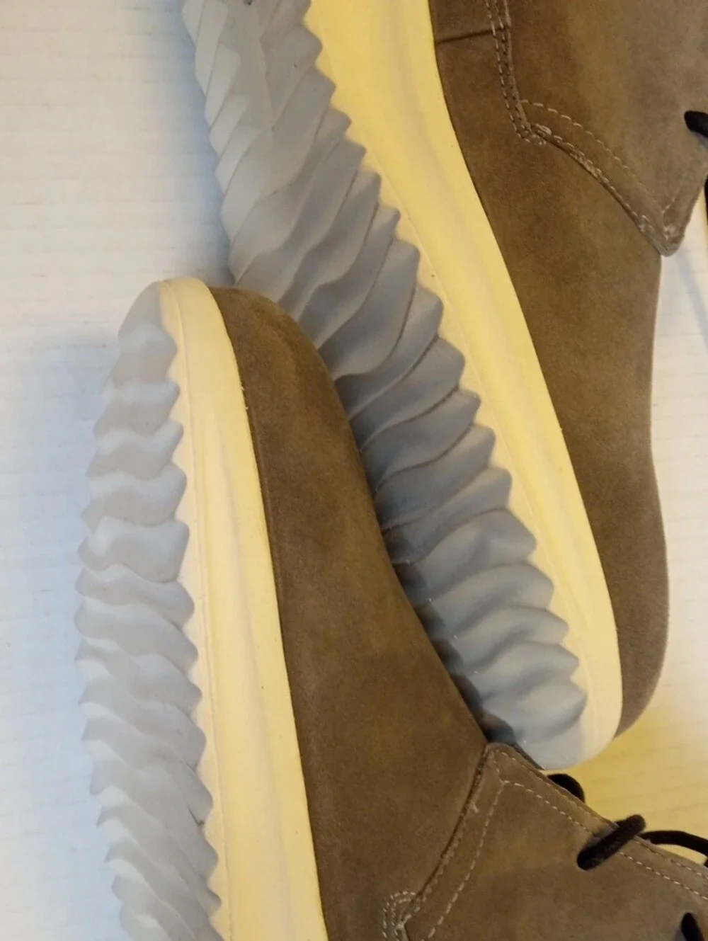 Men's Size 9 Boots Casual Suede Chukka Boot - Gray